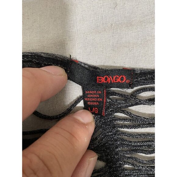 Vintage Bongo Bodycon Long Sleeve Dress Punkyfish Look Grunge Women’s Large - Picture 8 of 9